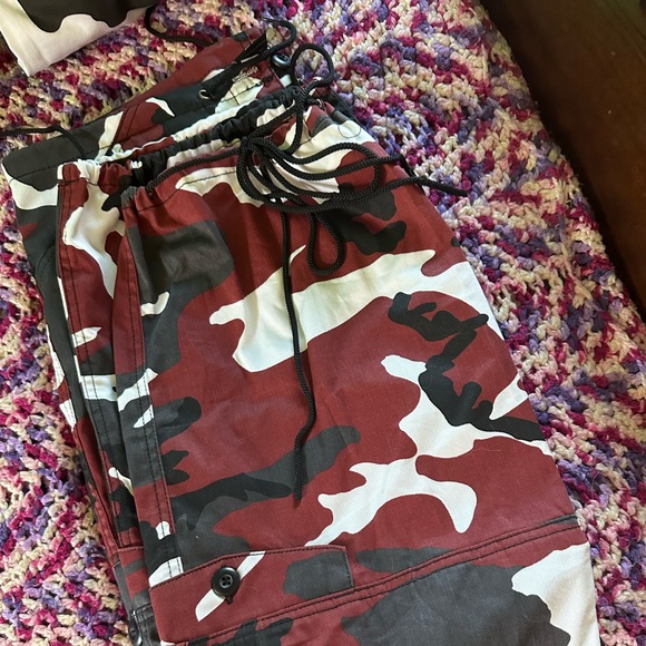 ROTHCO red camo joggers - Picture 2 of 4